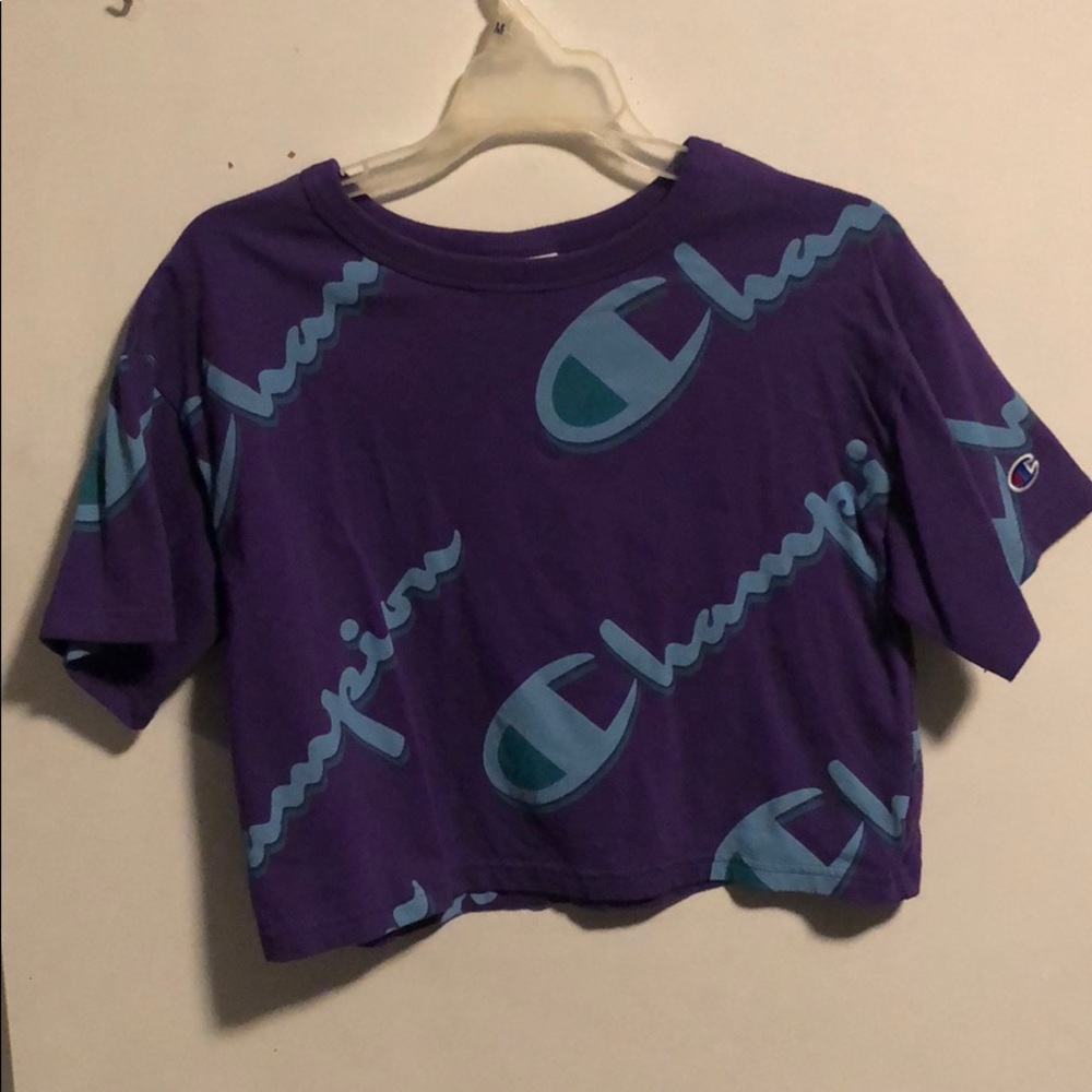 New without tags Champion Purple and Blue T-Shirt - Picture 3 of 7